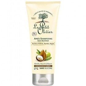 APRÈS-SHAMPOOING CRÈME OLIVE KARITÉ ARGAN CHEVEUX SECS ET ABIMÉS 200ML, LE PETIT OLIVIER, LOT DE 3