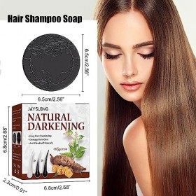 Mikabila Barre de Shampoing pour Recroissance des Cheveux, Savon De Shampooing Au He Shou Wu,Barre De Shampooing Pour La Repo