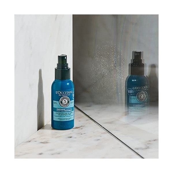 Purifying Freshness Dry Shampoo Mist 80ml, cheveux normaux à gras, soin capillaire de luxe végétalien,
