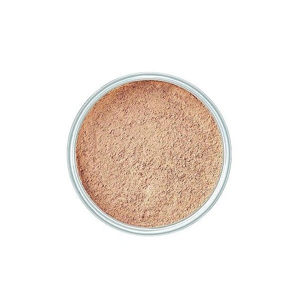 ARTDECO Mineral Powder Foundation - Poudre libre protectrice sous forme compacte pour un fini uniforme et délicatement mat - 