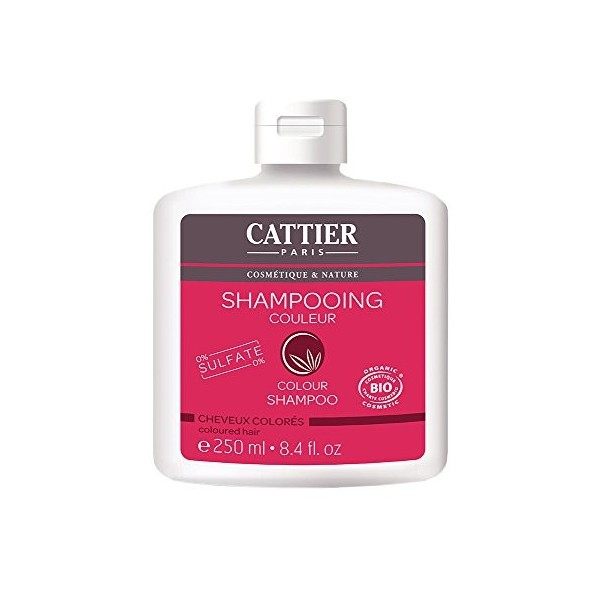 CATTIER Couleur Shampooing sans Sulfate 250 ml Lot de 2