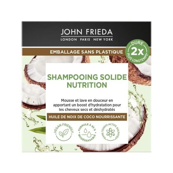 JOHN FRIEDA Shampooing Solide Nutrition 75g