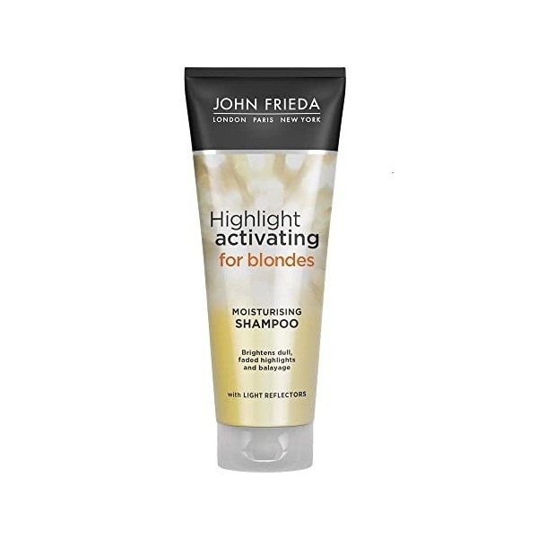 John Frieda Sheer Blonde Shampooing Nutrition Hydratant pour Cheveux Blonds Foncés 250 ml