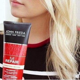 JOHN FRIEDA Full Repair Shampooing Renforce + Régénère 250 ml - Lot de 4