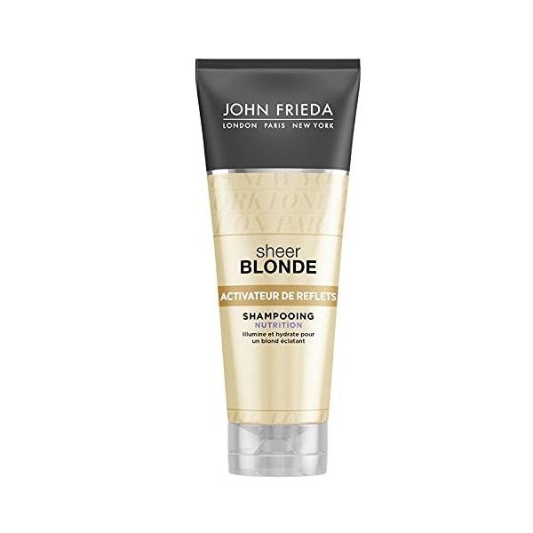 JOHN FRIEDA - Sheer Blonde Shampooing Nutrition Activateur De Reflets 250Ml - Lot De 3 - Offre Special