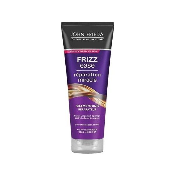 JOHN FRIEDA - Frizz Ease Shampooing Réparation Miracle 250Ml - Lot De 3 - Offre Special