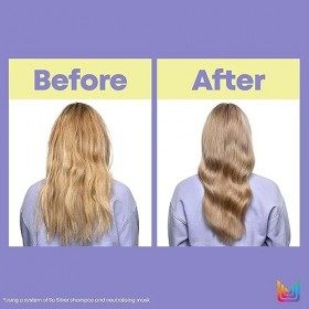 Matrix, Shampoing Neutralisant pour Cheveux Gris, Blancs & Blonds, Colorés ou Naturels, Anti-Reflets Jaunes, So Silver, 300ml