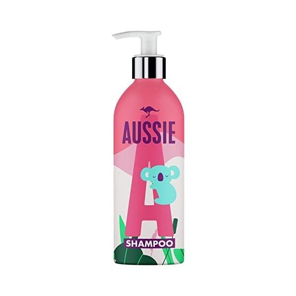 Aussie Hydrate Miracle Shampoing, Bouteille Rechargeable, Shampoing Hydratant 430 ml