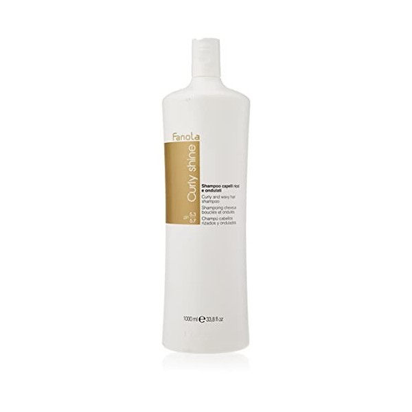 FANOLA Curly Shine Curly and Wavy Shampooing pour Cheveux, 1000 ml