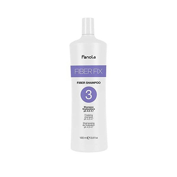 Fanola Fiber Fix Fiber Shampoo n°3 1000ml - shampooing finaliseur ph4.3-4.7