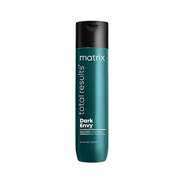 Matrix, Shampoing Neutralisant pour Cheveux Bruns & Bases Foncées, Colorés ou Naturels, Anti-Reflets Rouges, Dark Envy, 300ml