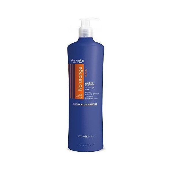 FANOLA Kit No Orange Shampooing 1000 ML Masque Orange-2000, 1000 ML Shampoo + Mask, Milliliters