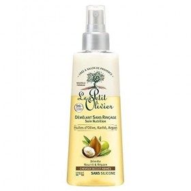 LE PETIT OLIVIER - Démélant Soin Sans Rinçage Nutrition Huiles DOlive Karité Argan Cheveux Secs 150Ml - Lot De 3 - Livraison