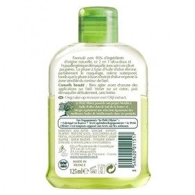 LE PETIT OLIVIER - Démaquillant Bi Phasé à lHuile dOlive 125ml - Doux et efficace pour une peau nette et éclatante - Lot De 3
