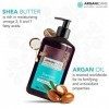 Arganicare Shampoo for Dry & Damaged Hair Enriched with Organic Argan Oil and Shea Butter 13.5 Fluid Ounce by Arganicare