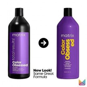 Matrix Matrix Total Results Color Obsessed Shampoo, 33.79 Ounce Bouchon doreille 2 Centimeters Noir Black 