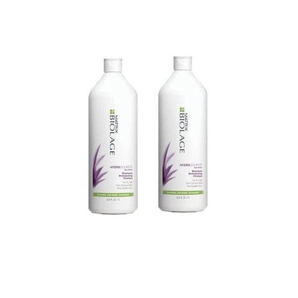 MATRIX Biolage Hydrasource Lot de 2 shampoings 1000 ml