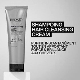 Redken, Shampoing Détox et Purifiant pour Tous Types de Cheveux, Hair Cleansing Cream, 250ml