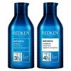 Redken, Shampoing & Après-Shampoing Fortifiants pour Cheveux Abimés, Riche en Protéines, Extreme, 300 ml + 250 ml