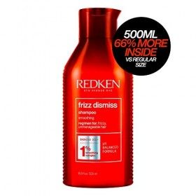 Redken, Shampoing Anti-Frisottis pour Cheveux Rebelles & Indisciplinés, Protection contre lHumidité, Frizz Dismiss, 500ml