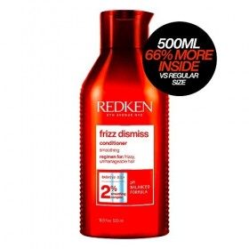 Redken, Shampoing Anti-Frisottis pour Cheveux Rebelles & Indisciplinés, Protection contre lHumidité, Frizz Dismiss, 500ml