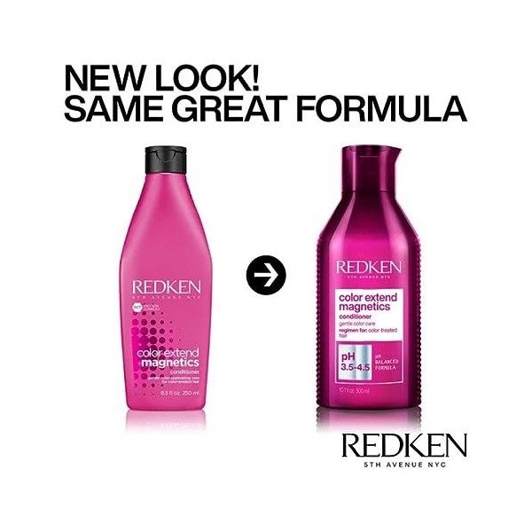 Redken Color Extend Magnetics Shampooing 300 ml, après-shampoing 300 ml et masque profond 250 ml