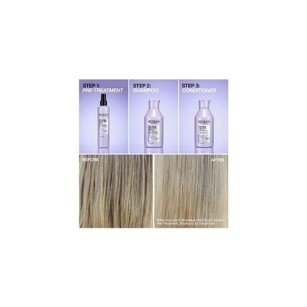 Redken Blondage High Bright Shampoo 300ml 2pack