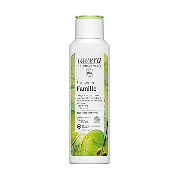 lavera Shampooing Famille - Shampooing - Famille - Soins Capillaires - Cosmétiques Naturels - vegan - certifié - 250ml