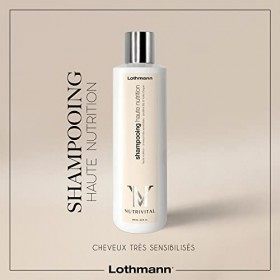 Shampooing à lHuile dArgan pour Cheveux Très Sensibilisés Haute nutrition Nutrivital - 250ml - Lothmann Paris