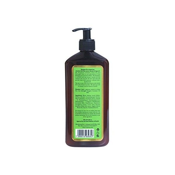 Schwartz Natural Cosmetics Shampoing Nourrissant, Nettoie Protège et Hydrate en Profondeur pour Tous Types de Cheveux, Extrai