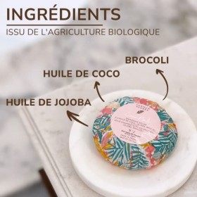 CAMILLE FLORES COCO BALI Shampoing Solide Noix de Coco | Pour des cheveux plus denses et plus brillants | sans Sulfate - sans