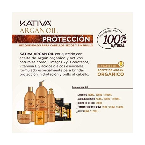 Kativa Argan Oil Shampoo 500 ml