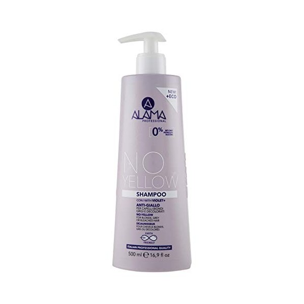 Alama Shampooing professionnel No Jaune avec Violet + 500 ml