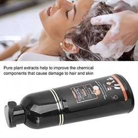 Shampooing Colorant pour Cheveux Noirs, Hommes et Femmes à Action Rapide au Collagène, à Lhuile Dargan, Shampooing Colorant