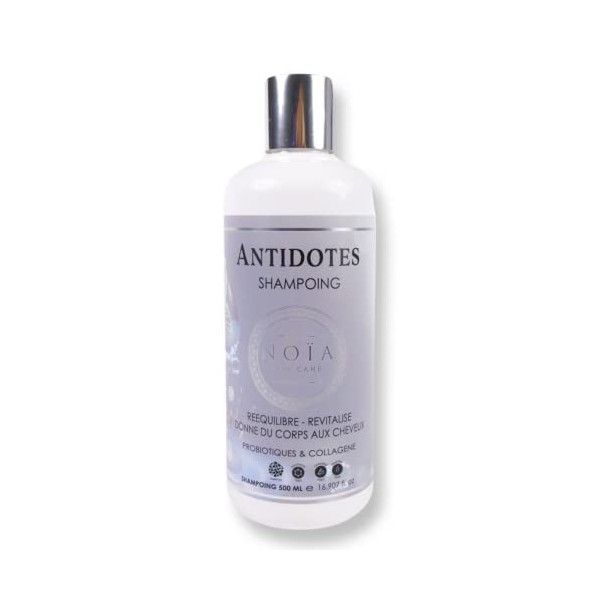 Shampoing sans sulfates - Probiotiques & Collagene - Gamme Antidotes - NOÏA HAIR - 500ML