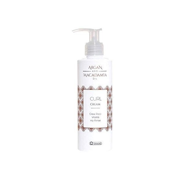 Biacrè Argan and Macadamia Crème à lhuile de curl 200 ml