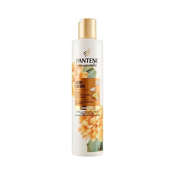 Pantene Pro-V Miracles Shampooing hydratant pour cheveux crêpes, 225 ml