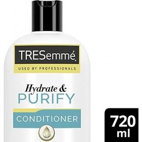 TRESemme Hydrate & Purify à lacide hyaluronique et à largile blanche pour cheveux gras 720 ml