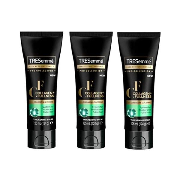 TRESemme Lot de 3 baumes épaississants au collagène + Fullness CF 125 ml chacun