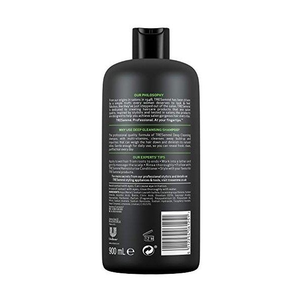 Tresemmé Deep Cleansing Shampoing 900 ml