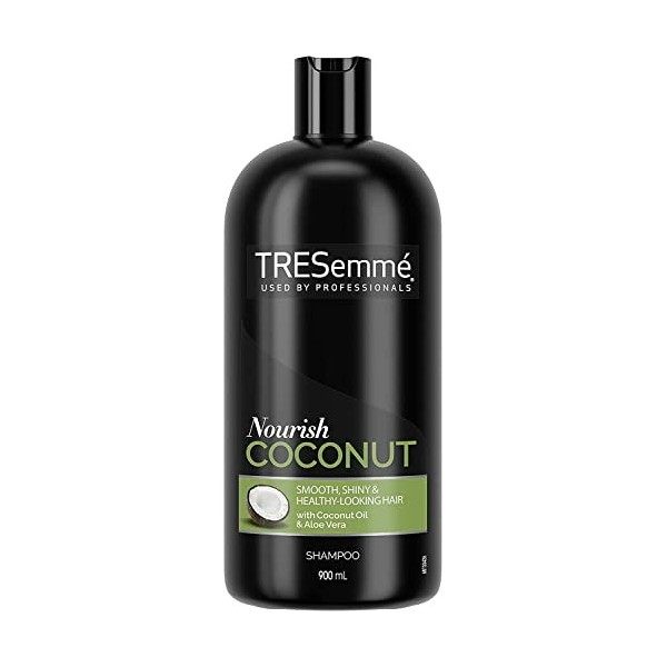 TRESemme Nourish Coconut Shampooing sans colorants ni silicones pour tous les types de cheveux, y compris les cheveux secs et