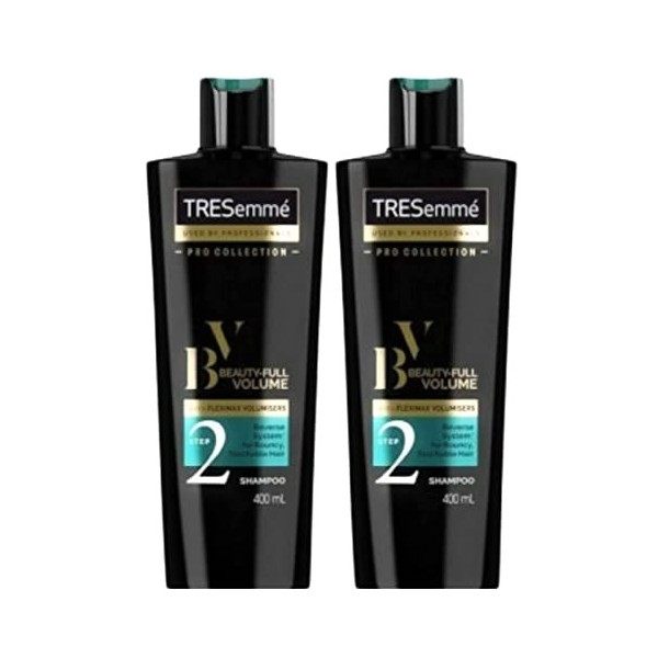 TRESemme BEAUTY SHAMPOING PLEIN VOLUME Lot de 2 400 ml chacun