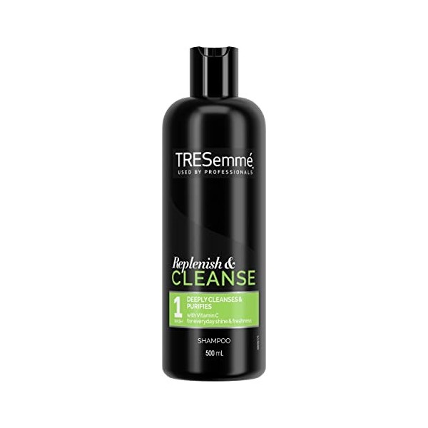 TRESemme Replenish & Cleanse Shampooing à la vitamine C pour cheveux gras, 500 ml lot de 6 