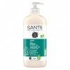 Sante Naturkosmetik Kraft Shampooing Bio Café & Arginine 500 ml - Avec distributeur de pompe, parfum fruité - Soin naturel de