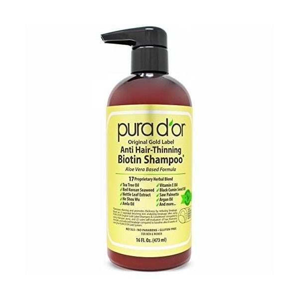 Pura dOr – Shampooing et après-shampooing Original Gold Label