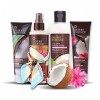 Desert Essence Super Pack Coco -1 Shampoing Coco 237 ml + 1 Après Shampoing Coco 237ml+ 1 Soin Frizz Coco 237 ml + 1 Lotion H