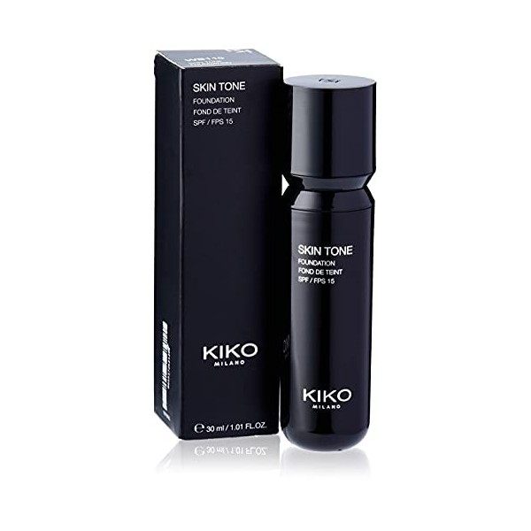 KIKO Milano Skin Tone Foundation 06 | Fond De Teint Fluide Enlumineur, Spf 15