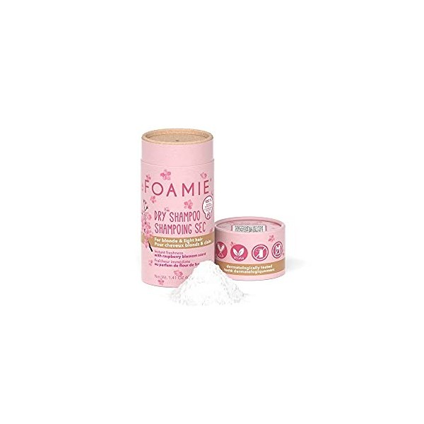 Foamie Shampoing Sec Cheveux Brun - Shampoing Sec Femme sans Trace Résiduelle - Shampoing Sec Cheveux Gras pour Fraîcheur et 