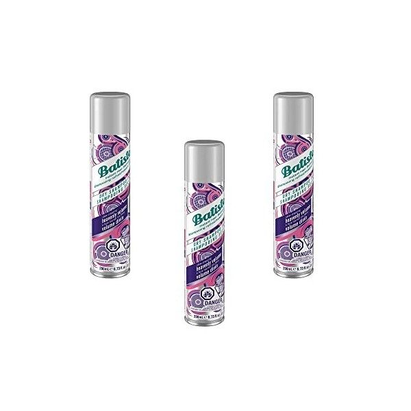 Batiste Shampooing Sec pour des cheveux plus propres et plus frais Volume Divin, Lot de 3 3 x 200ml 