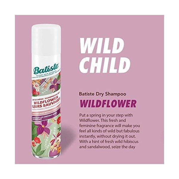 Batiste Shampooing Sec Wildflower 200ml